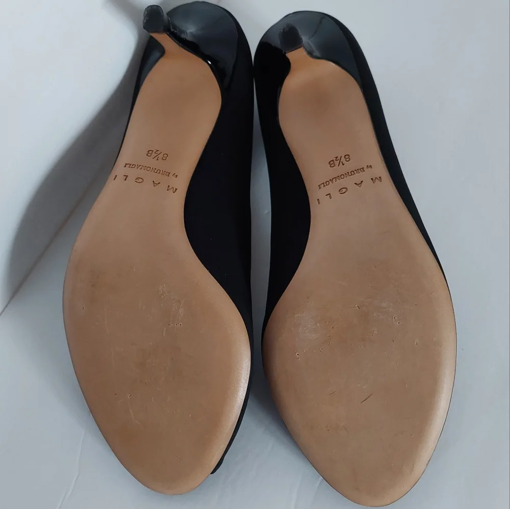 Magli by Bruno Magli Alexis Peep Toe Pumps Sz 8.5B - Picture 8 of 10